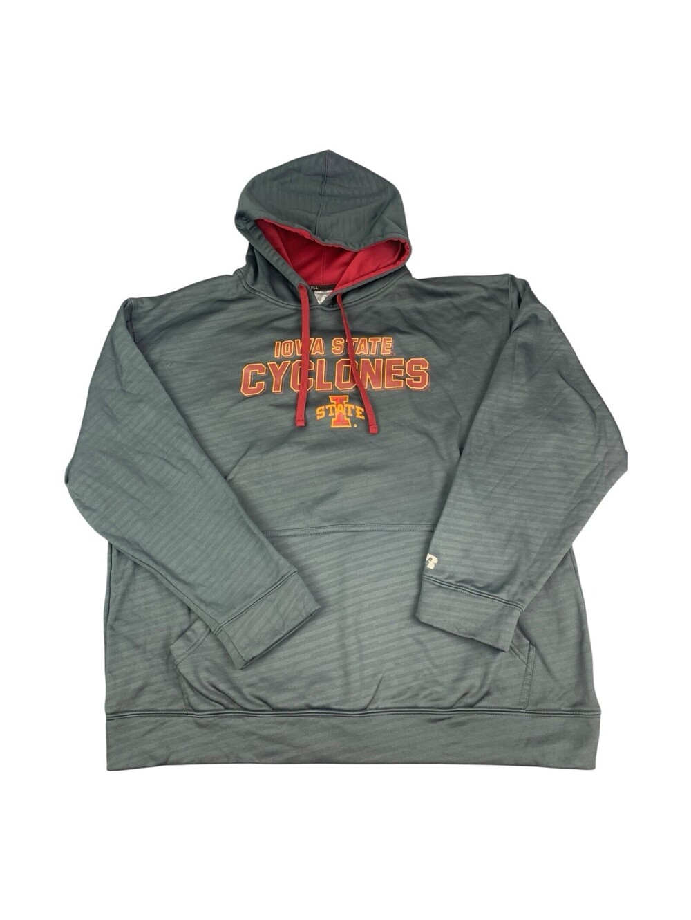 Iowa State Cyclones Men's Hoodie Sweatshirt Gray Russel Size XL